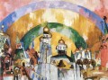 nebozvon skybell 1919 Aristarkh Vasilevich Lentulov cubismo abstracto